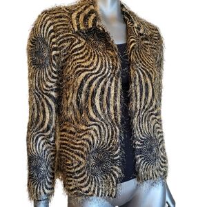 FINAL PRICE DROP 57. Joseph Ribkoff Lightweight Open Animal Print Jacket - SZ 8